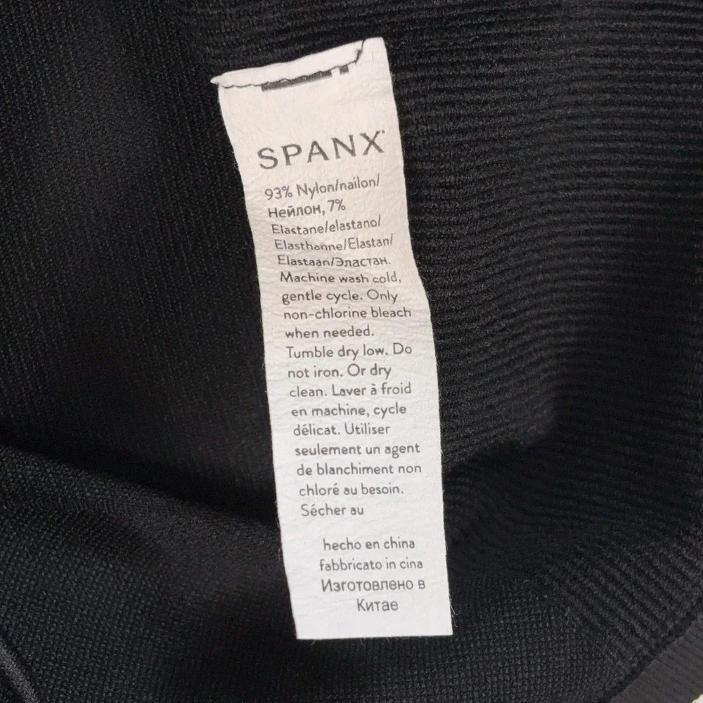 Spanx Ultra Sculpt Seamless Tank Top Men's M Black Powerful Compression Stretch - Picture 11 of 13